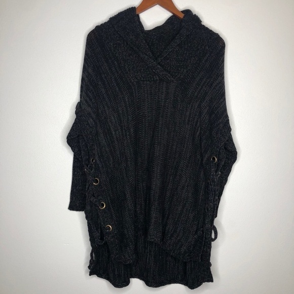 Soft Surroundings Tunic Sweater Black Small/Medium - Picture 1 of 6